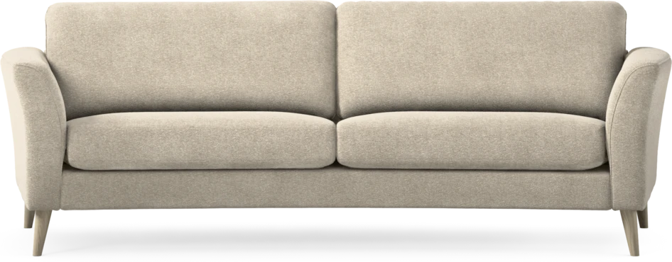 Bridge - 3-sits soffa svängd - Beige