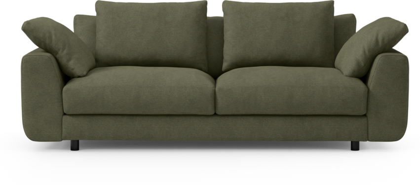 Amie - 3-sits soffa - Grön