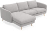 Madison Lux - 2-sits soffa med schäslong vänster - Grå