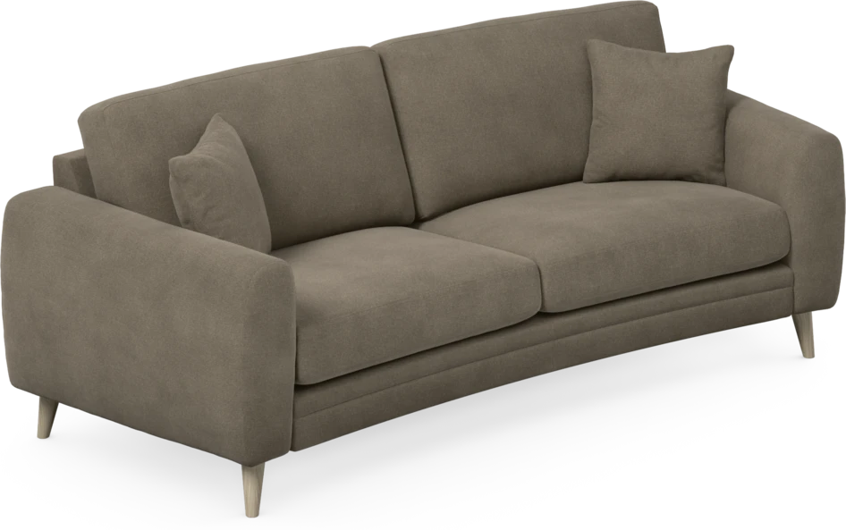 Eden - 2,5-sits soffa svängd - Beige