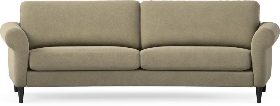 Bridge - 3-sits soffa svängd - Beige
