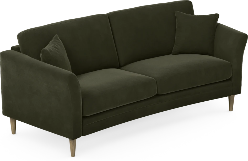 Eden - 2,5-sits soffa svängd - Grön