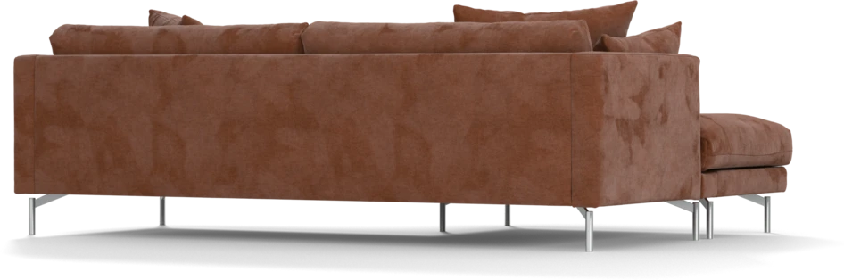 Harper - 4-sits med schäslong XL vänster - Orange