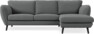 Madison Lux - 2-sits soffa med schäslong höger - Grå