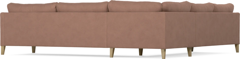 Winston - Hörnsoffa, 2+3-sits - Rosa