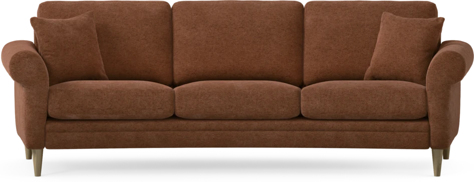 Eden - 3-sits soffa svängd - Orange
