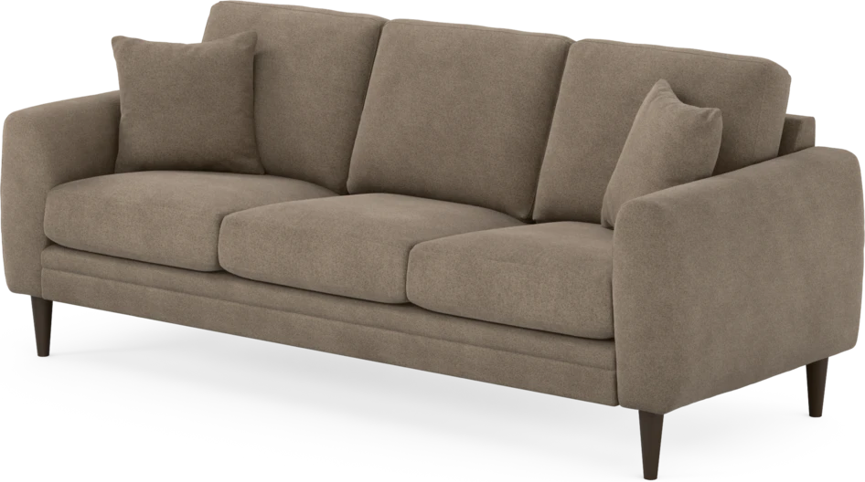 Eden - 3-sits soffa - Brun