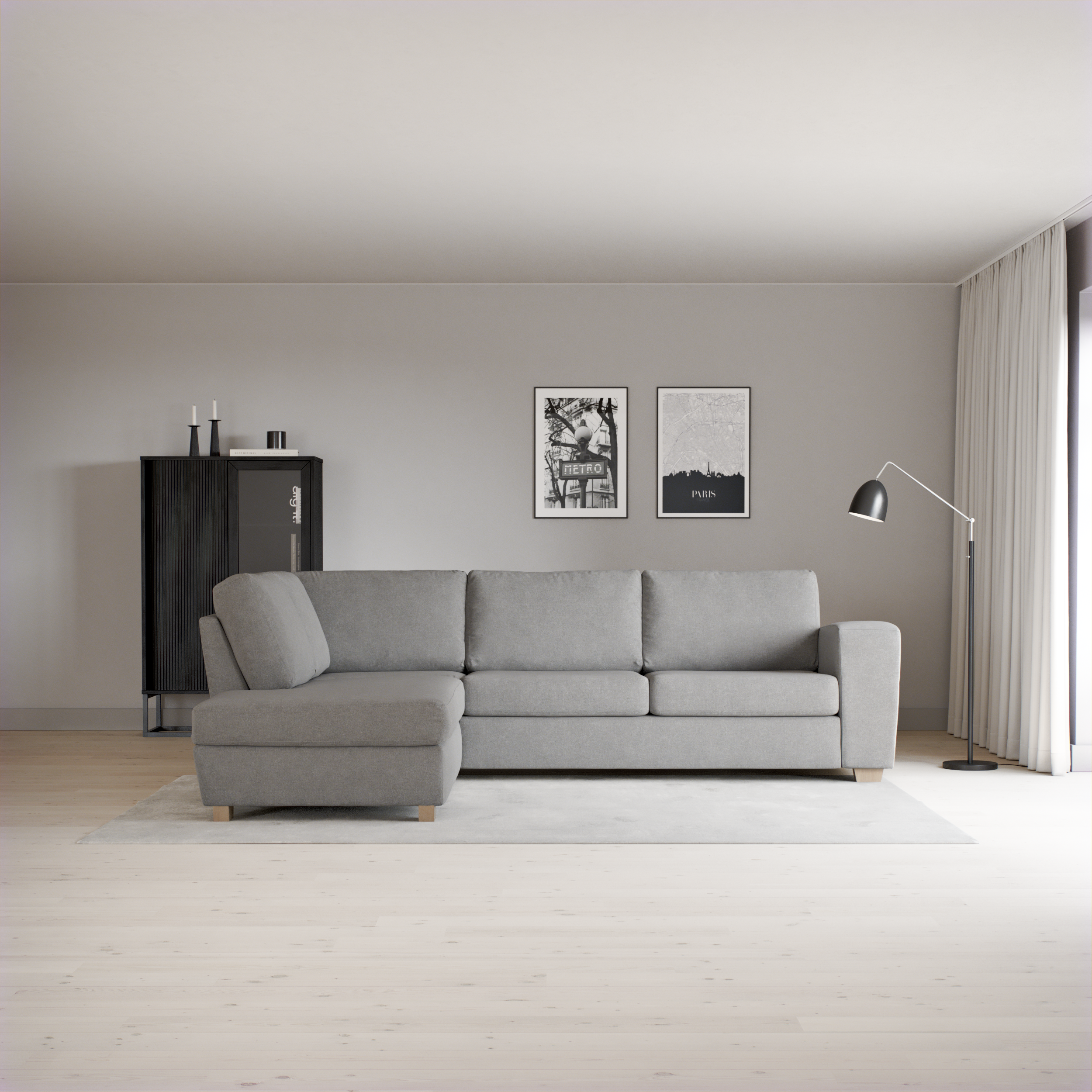 Friday - 2,5-sits soffa med divan vänster - inspiration