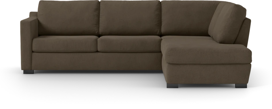 Friday - 2,5-sits soffa med divan höger - Brun
