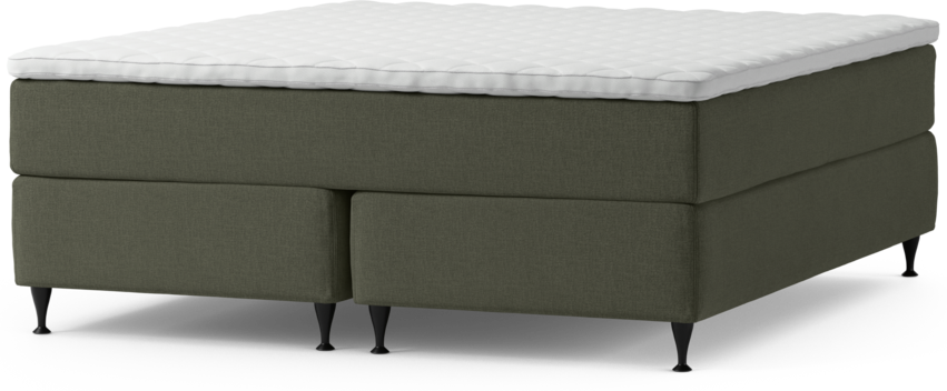 Delux Dream - Kontinentalsäng, dubbelsäng med bäddmadrass och sängben