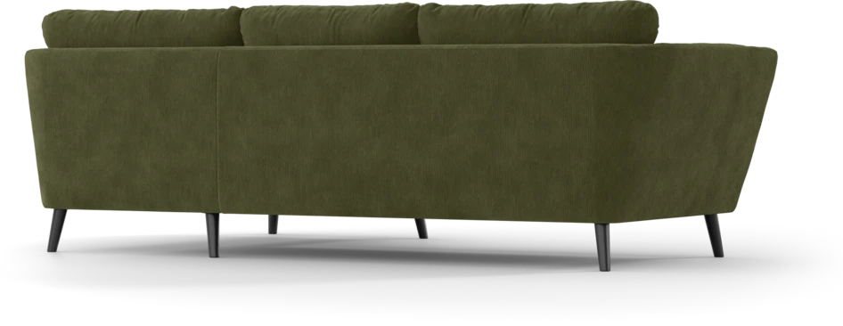 Madison - 2-sits soffa med schäslong höger - Grön