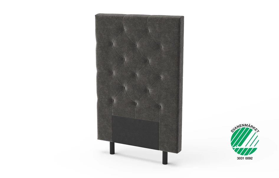 Sense - Sänggavel, B 90-140 cm - Grå