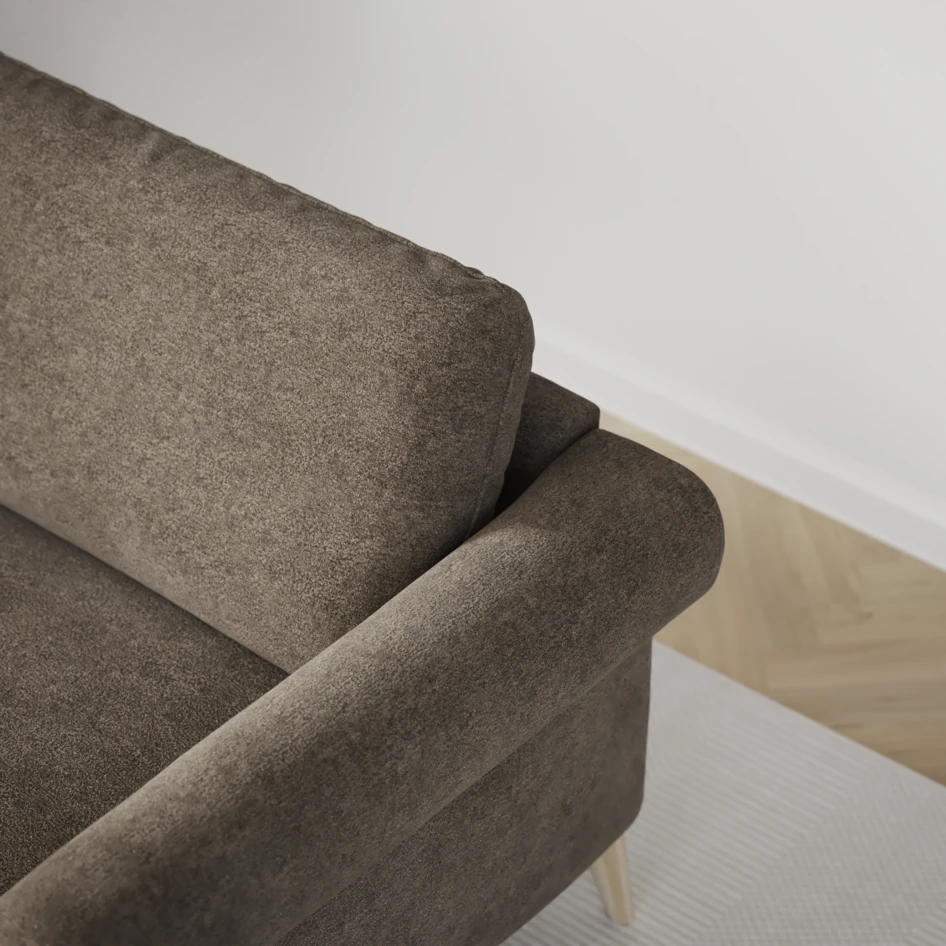 Bridge - 3-sits soffa - Brun