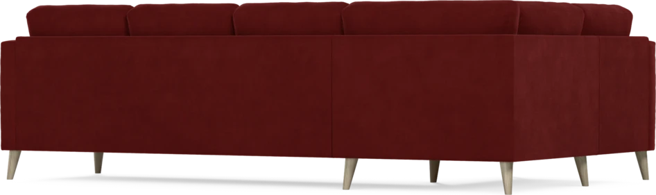 Eden - Hörnsoffa, 1+3-sits - Röd