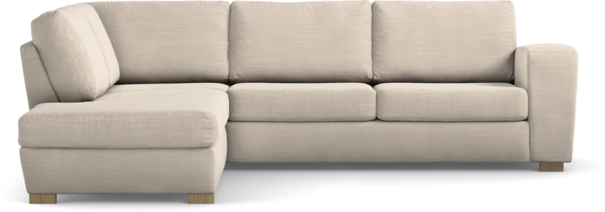 Friday - 2,5-sits soffa med divan vänster - Beige