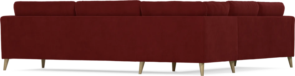 Bridge - Hörnsoffa, 2+3-sits - Röd