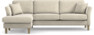 Eden - 2,5-sits soffa med schäslong - Beige