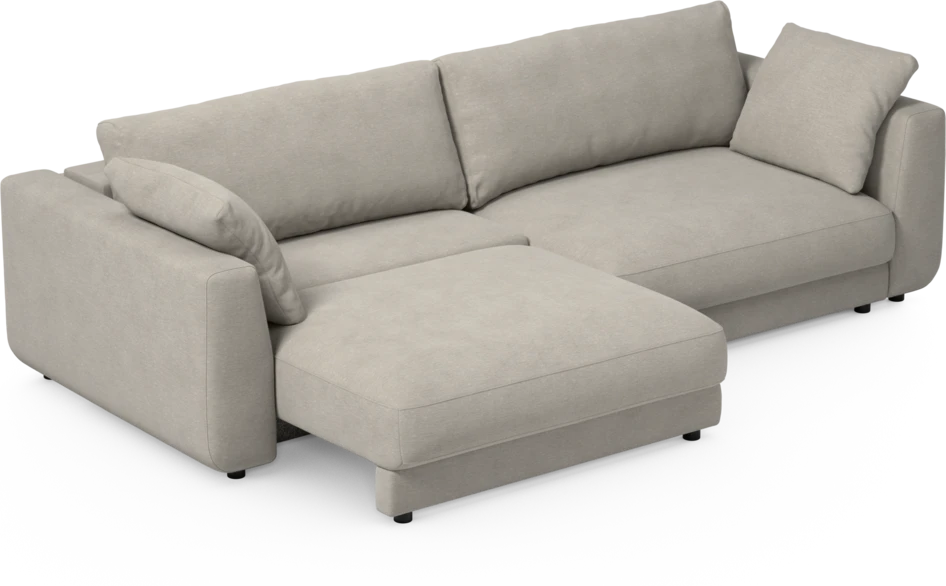 Amie - Bäddsoffa 4-sits - Grå