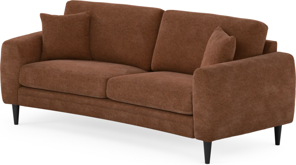 Eden - 2,5-sits soffa svängd - Orange