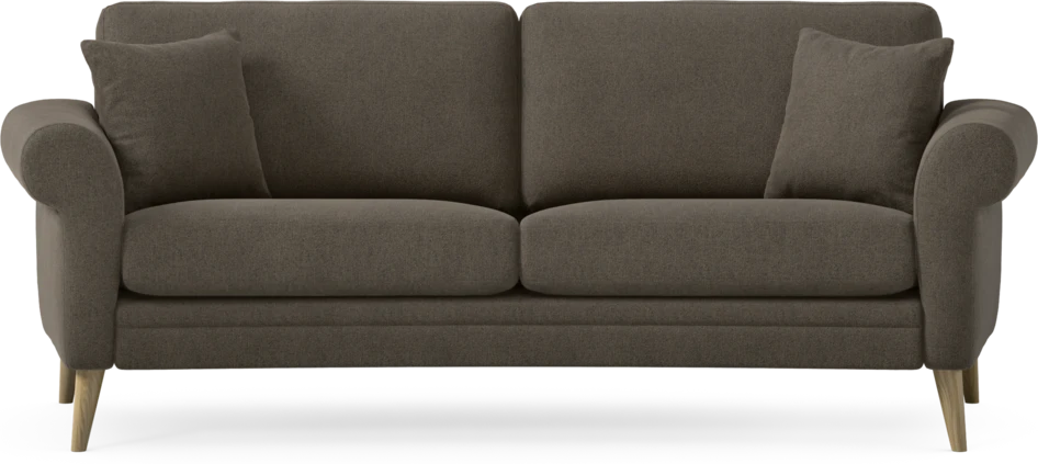Eden - 2,5-sits soffa svängd - Brun