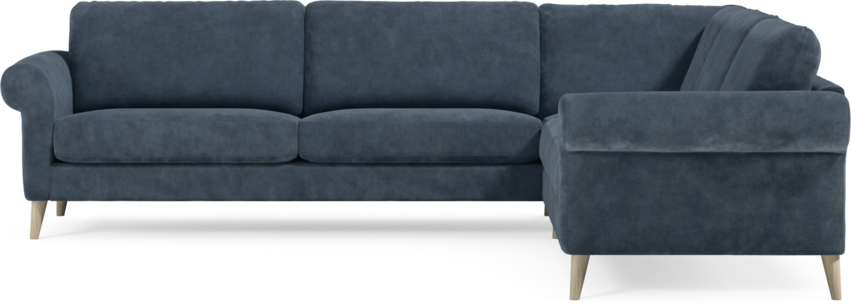 Bridge - Hörnsoffa, 3+2-sits - Blå