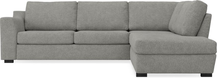 Friday - 2,5-sits soffa med divan höger - Grå