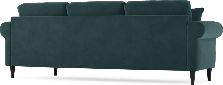 Eden - 3-sits soffa svängd - Blå
