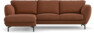 Madison Lux - 2-sits soffa med schäslong vänster - Röd