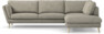 Madison Lux - 3-sits soffa med divan höger - Vit