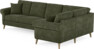 Eden - Hörnsoffa, 3+1-sits - Grön