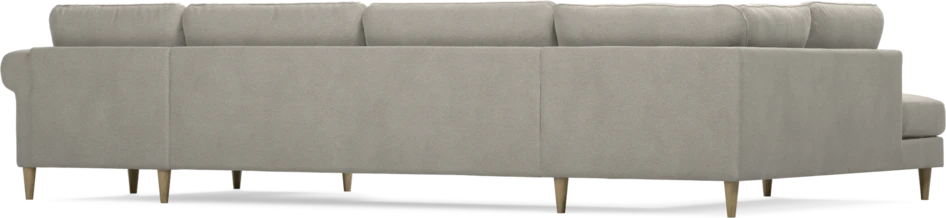 Bridge - 3-sits soffa med divan vänster och schäslong höger - Grå