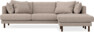 Harper - 4-sits med schäslong höger  - Beige