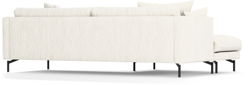 Harper - 4-sits med schäslong XL vänster - Vit