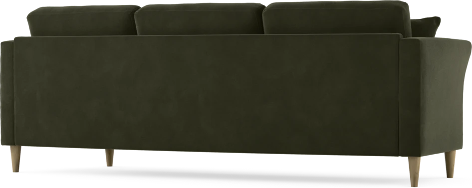 Eden - 3-sits soffa svängd - Grön