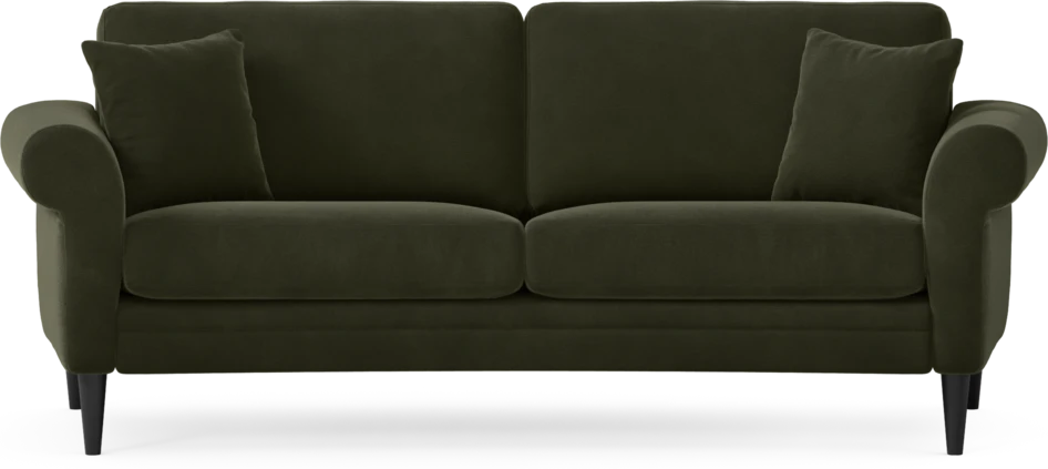Eden - 2,5-sits soffa svängd - Grön
