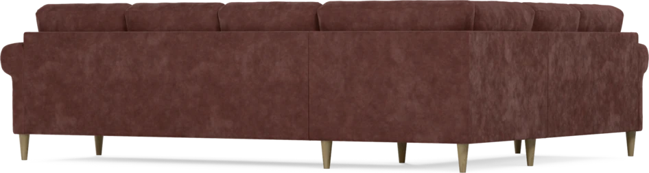 Eden - Hörnsoffa, 2+3-sits - Röd