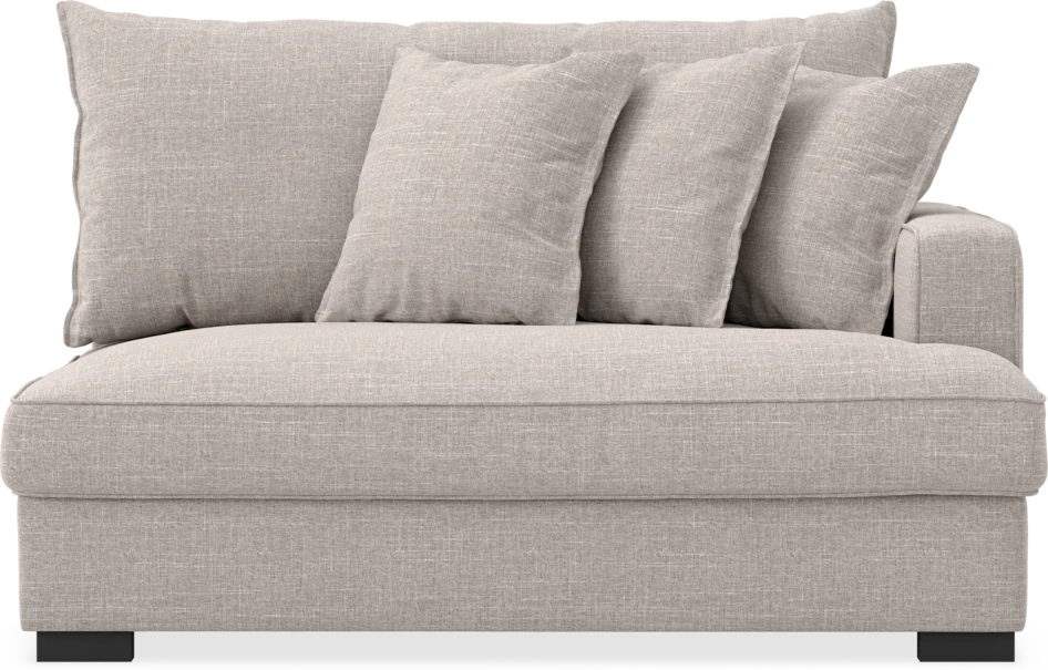 Rossi - 2-sits med armstöd höger - Beige
