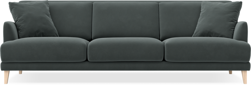 Macy Lux - 3-sits soffa XL - Grå
