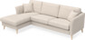 Eden - 2,5-sits soffa med schäslong - Beige