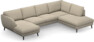 Madison Lux - 2-sits soffa med schäslong vänster och divan höger - Beige