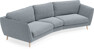 Madison - 3-sits soffa svängd, 90 cm - Blå