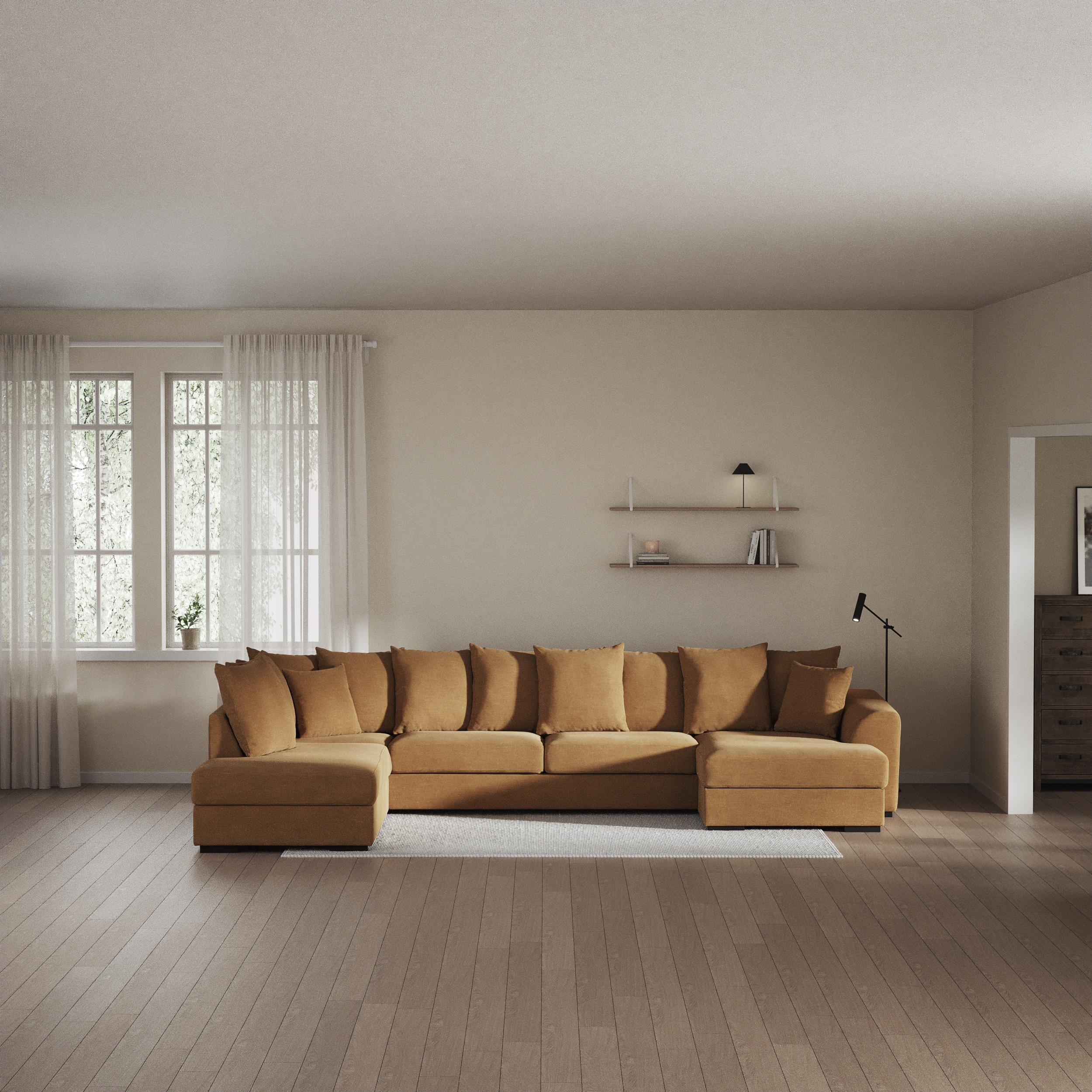 Town - 3-sits soffa med divan vänster och schäslong höger - inspiration