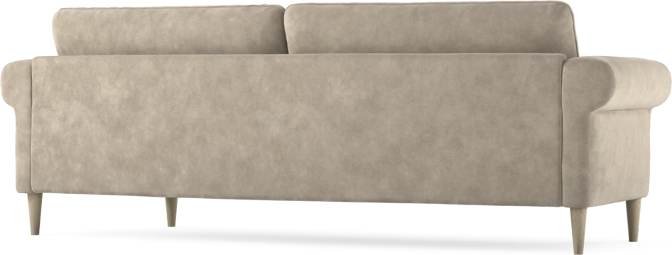 Bridge - 3-sits soffa svängd - Beige