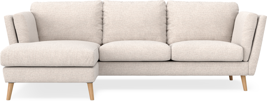 Madison - 2-sits soffa med schäslong vänster - Beige