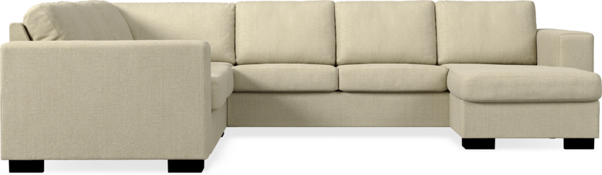 Nevada - Hörnsoffa, 2+3-sits med schäslong höger - Beige