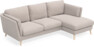 Madison - 2-sits soffa med schäslong höger - Beige