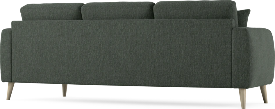 Eden - 3-sits soffa svängd - Grön