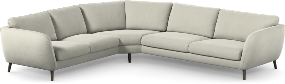 Madison Lux - Hörnsoffa 2+3-sits, hörn 2 - Vit