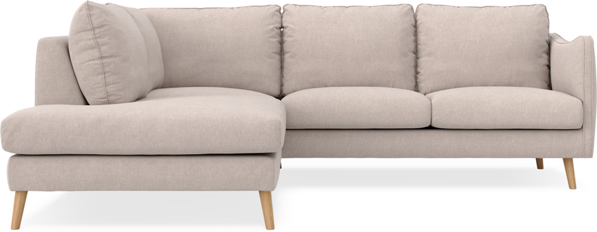 Madison - 2-sits soffa med divan vänster - Beige
