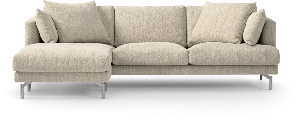 Harper - 4-sits med schäslong vänster - Beige
